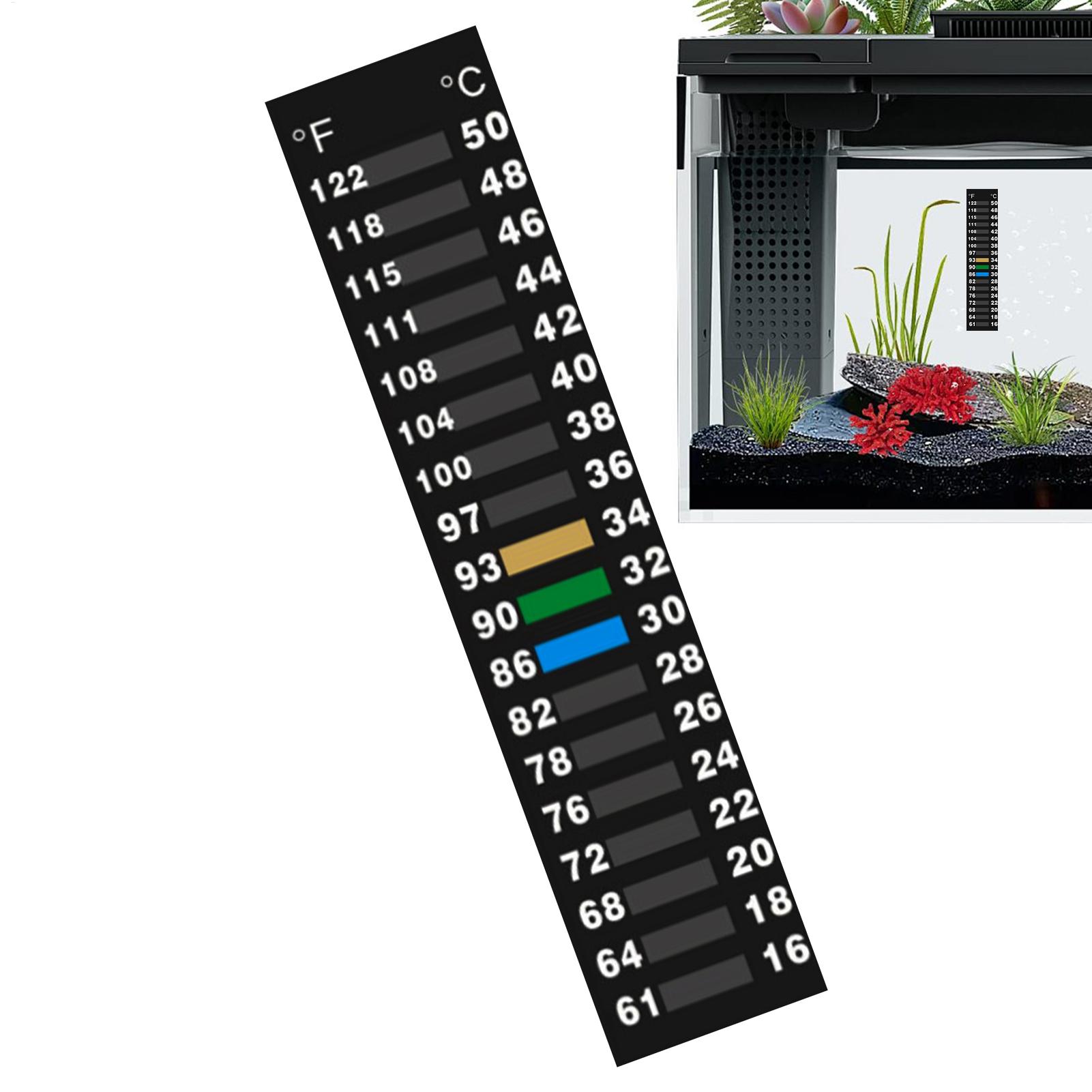Temperature Strip Thermometer - Самоклеящаяся температурная лента для ЖК-дисплеев: стикер
