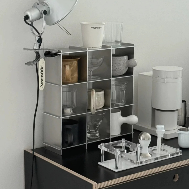 Coffee Equipment Rack - Минималистичная многоярусная подставка для кружек из