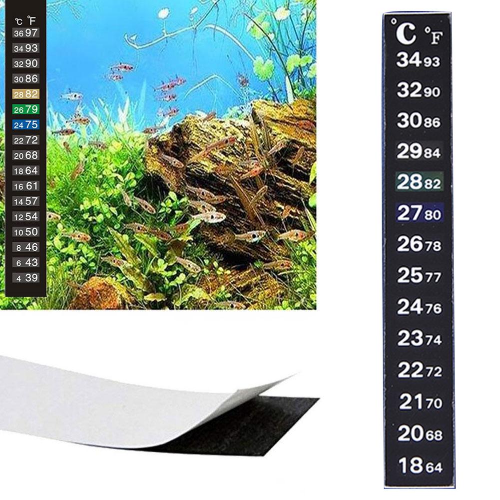 Temperature Strip Thermometer - Цифровой термометр-наклейка для аквариума, 1 шт.,
