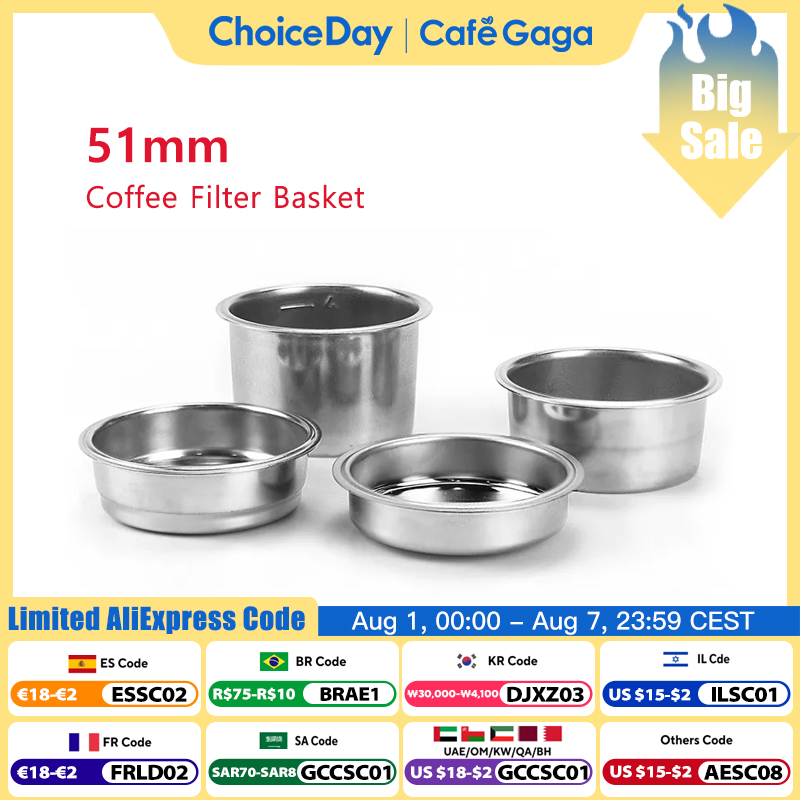 Coffee Equipment For Sale - Корзина для фильтра для кофе 51