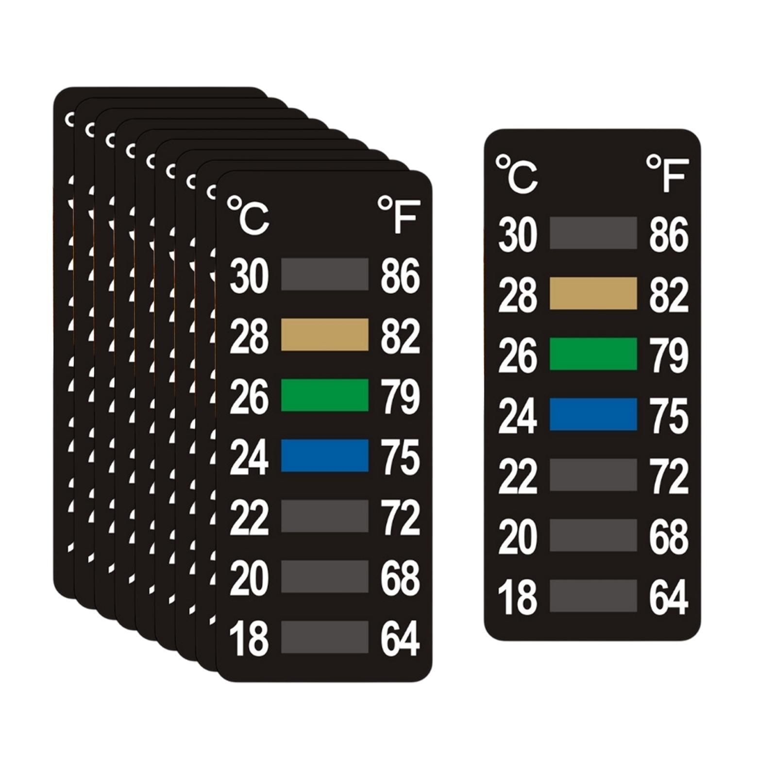 10 шт. температурных полосок д – обзор и цена Temperature Strip Thermometer