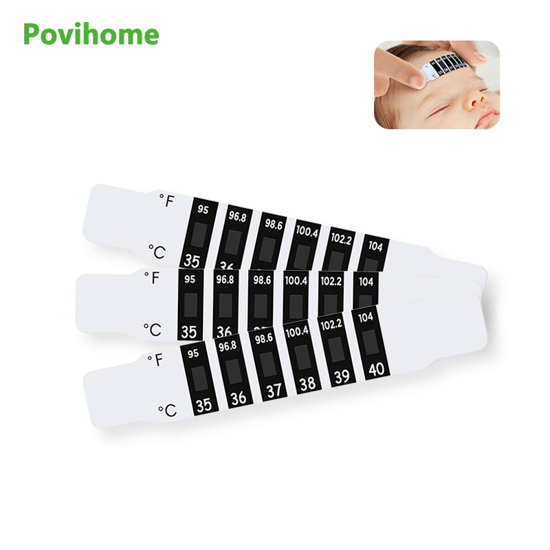 5 шт., наклейки для измерения  – обзор и цена Temperature Strip Thermometer