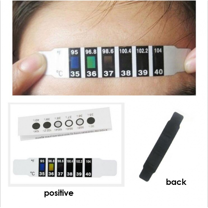 5 шт., наклейки для измерения  – обзор и цена Temperature Strip Thermometer