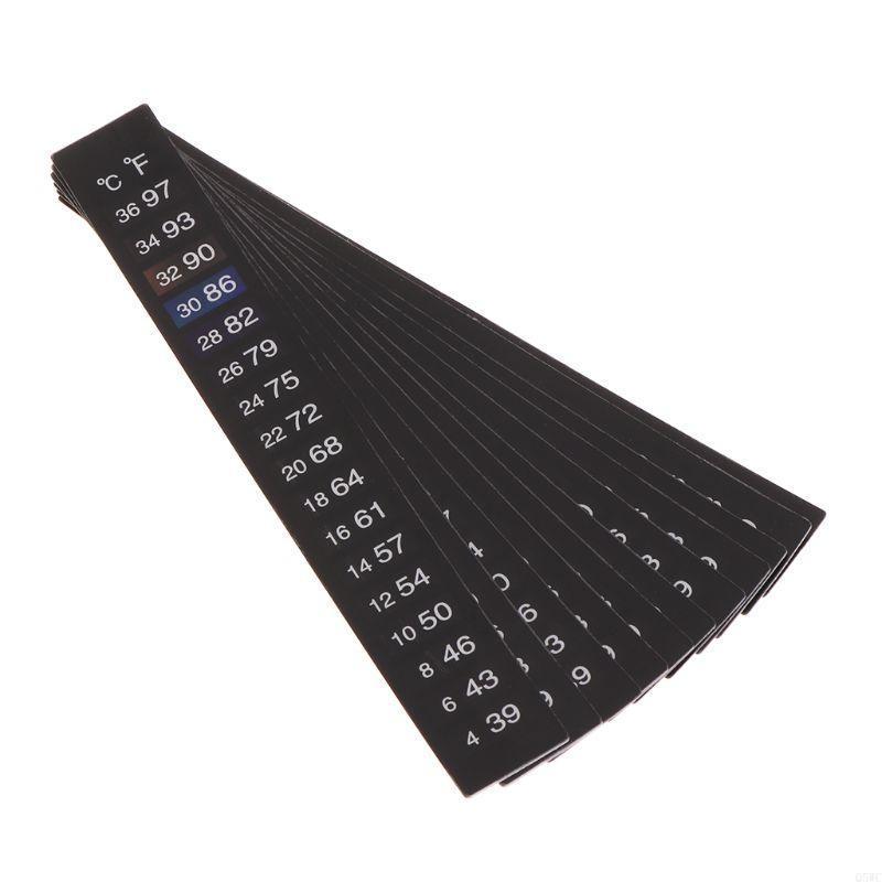 10 упаковок, стикер для аквари – обзор и цена Temperature Strip Thermometer