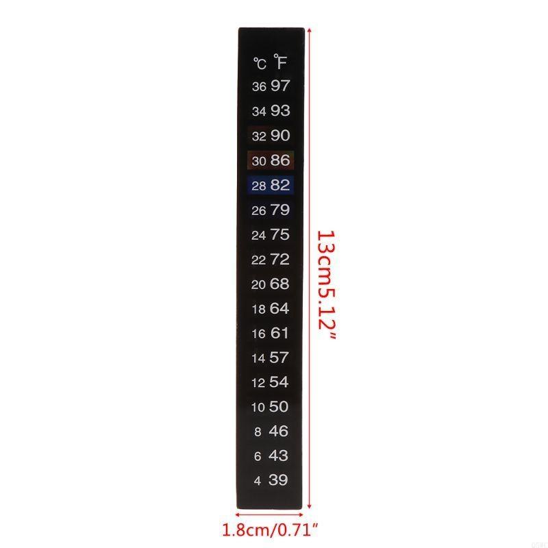 10 упаковок, стикер для аквари – обзор и цена Temperature Strip Thermometer
