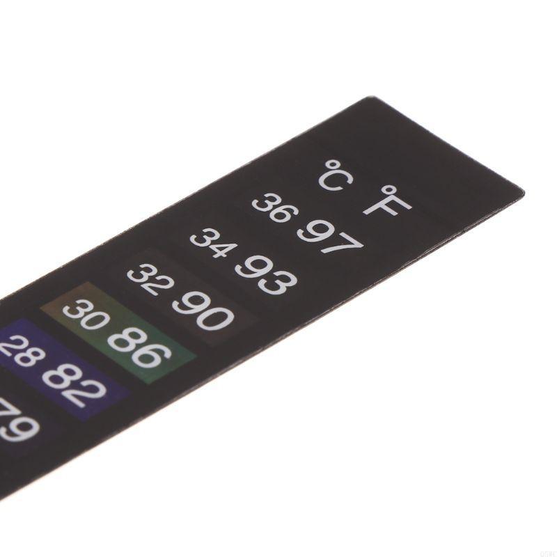 10 упаковок, стикер для аквари – обзор и цена Temperature Strip Thermometer