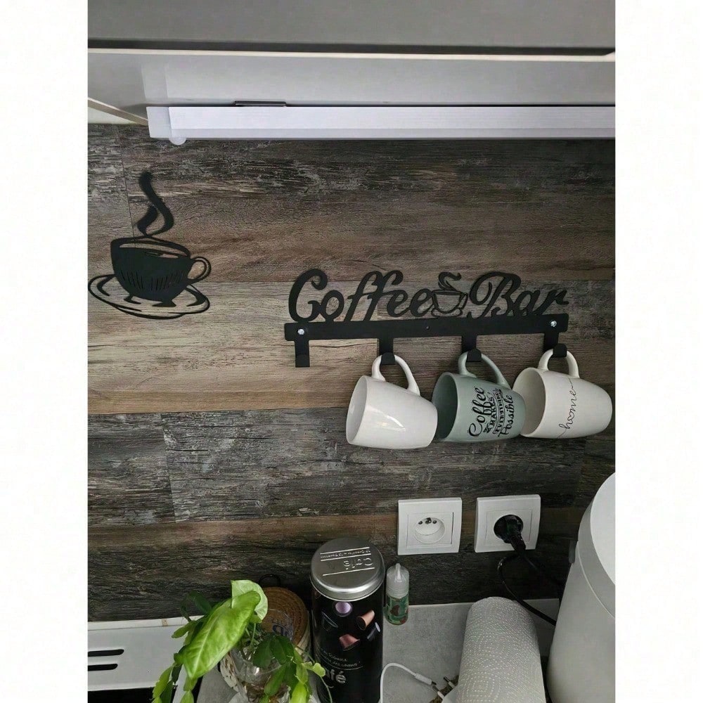 Настенная металлическая подста – обзор и цена Coffee Equipment Rack