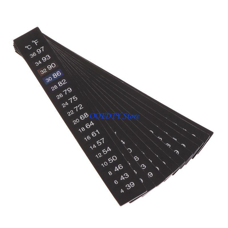 367A 10 шт. Бетта наклейка тер – обзор и цена Temperature Strip Thermometer