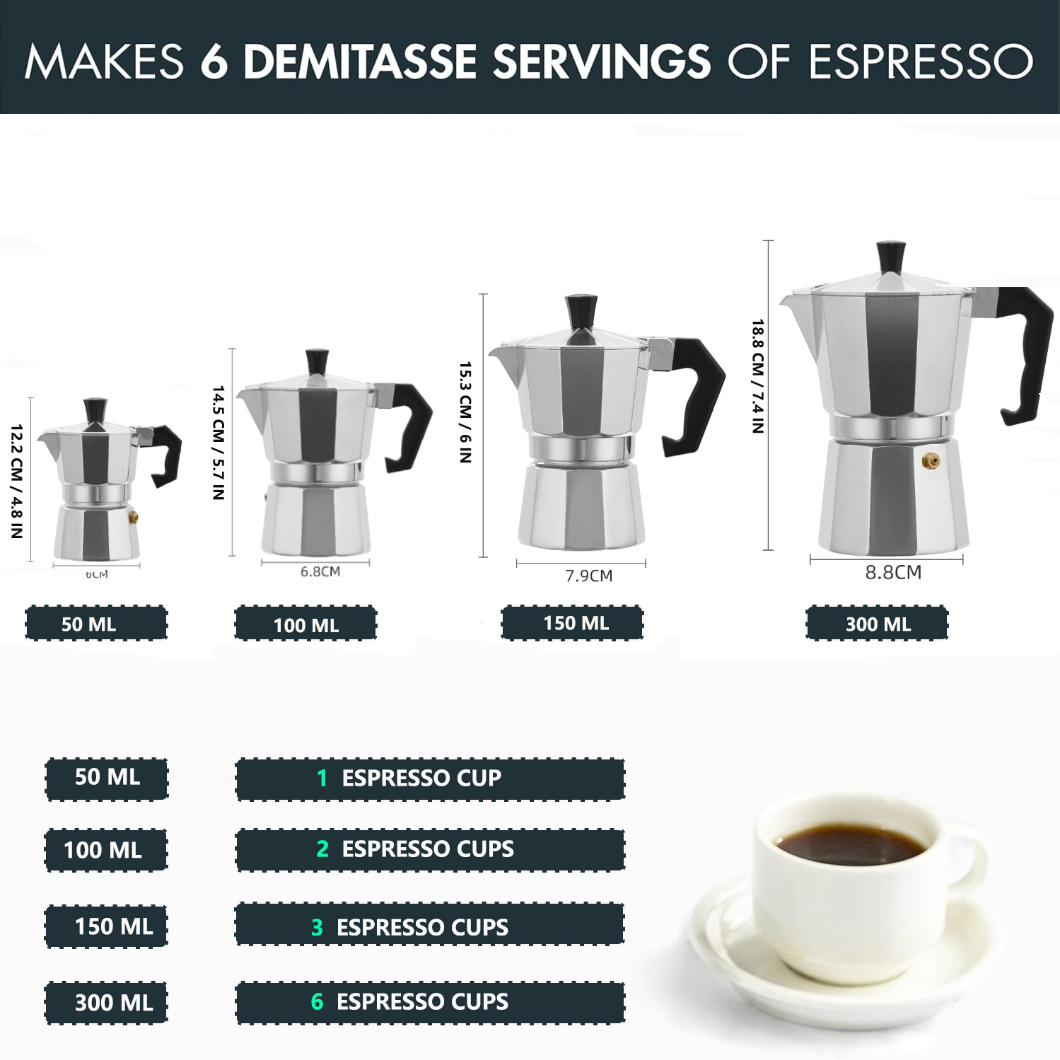 Классическая алюминиевая мока- – обзор и цена Coffee Equipment For Sale