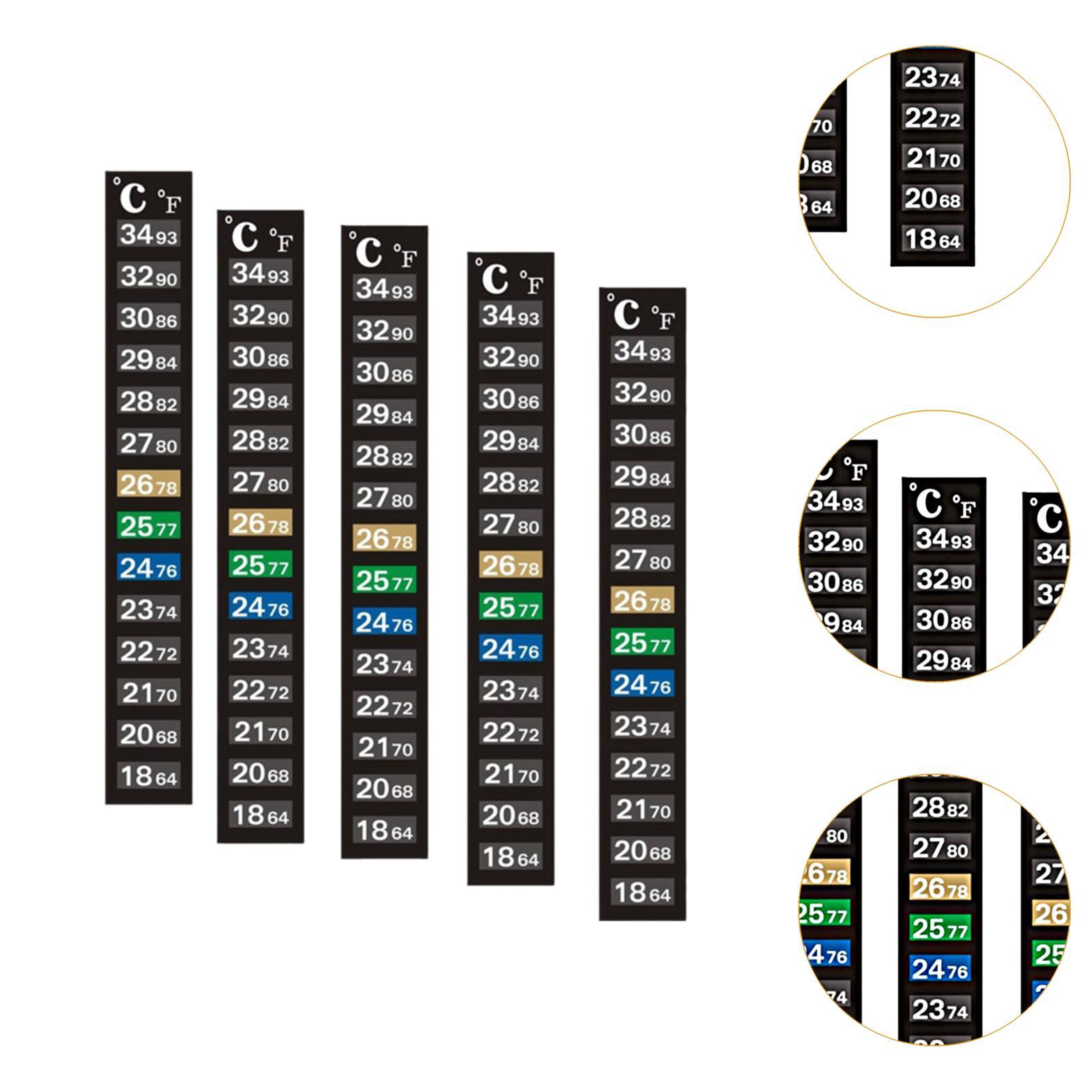 Термометр-полоска для аквариум – обзор и цена Temperature Strip Thermometer