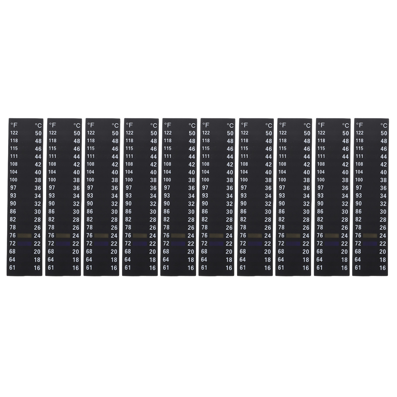 10 шт. термочувствительных пол – обзор и цена Temperature Strip Thermometer